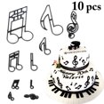 thumbnail image 3 of 10PCS Cookie Cutter Creative Music Notes DIY Fondant Mold Biscuit Cutter Mold, 3 of 10