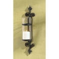 thumbnail image 2 of Zingz & Thingz Ornate Scroll Candle Wall Sconce - 19.75" - Black and Clear, 2 of 3