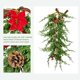 thumbnail image 4 of Advancent Guirnalda de hojas colgantes de ratán de Navidad artificial, decoración colgante, vid, pino, ventana, pared, Festival, habitación de follaje Kits de decoración para fiestas Advancent HA009521-00, 4 of 6