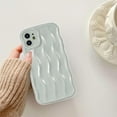 thumbnail image 3 of Water Ripple Curly Wave Frame for iPhone 11 Case,Soft Slim Silicone Water Ripple Pattern iPhone 11 Phone Case, Gray, 3 of 7