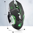 thumbnail image 5 of Mouse Inalámbrico Gamer  Recargable FREE WOLF X8 ADA  Clic Silencioso, 3 dpi Ajustable, 5 of 5