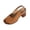 Brown, variant on Women's Sandals Closed Toe Block Heels Pumps with Buckle Slingback Platform Chunky Slip On Work Party Dress Shoes Black Size 7