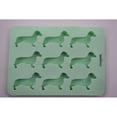 thumbnail image 2 of DEKAXID Molde y bandeja de silicona para cubitos de hielo con forma de perro salchicha para bebidas, máquina de hielo, dulces, chocolates, galletas, fondant, cupcakes, decoración de pasteles, 2 of 6