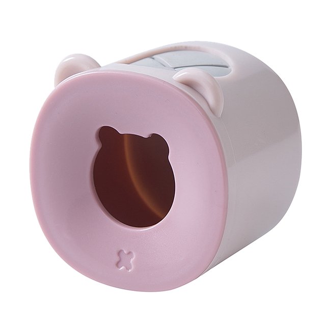 Inteprter Soporte para cepillo de dientes, soporte para drenaje de cepillo de eléctrico, estante organizador de baño, soporte para cepillo de Juegos de accesorios de baño Rosado Orejas de gato Inteprter HA003612-02