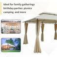 thumbnail image 5 of Outsunny 10'x13' Outdoor 2-Tier Canopy Vented Top Steel Gazebo BBQ Party Tent, 5 of 10