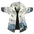 thumbnail image 3 of RUTAYY Teen Boys Hooded Jacket Long Sleeve Plush Winter Warm Tops Astronaut Print Outerwear Windbreaker Thermal Playful Classic Coat, 3 of 9
