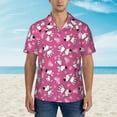 thumbnail image 2 of Haiem Love Dog Printed Hawaiian Shirt for Men - Men’s Casual Beach Summer Shirts - Stretch Fabric with Modern Fit-Medium, 2 of 7