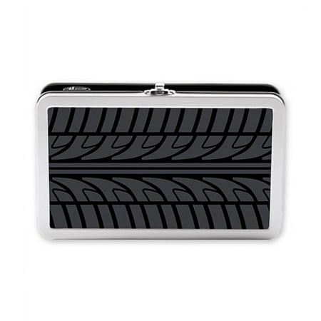 Find It Tin Pencil Box Tire Tread