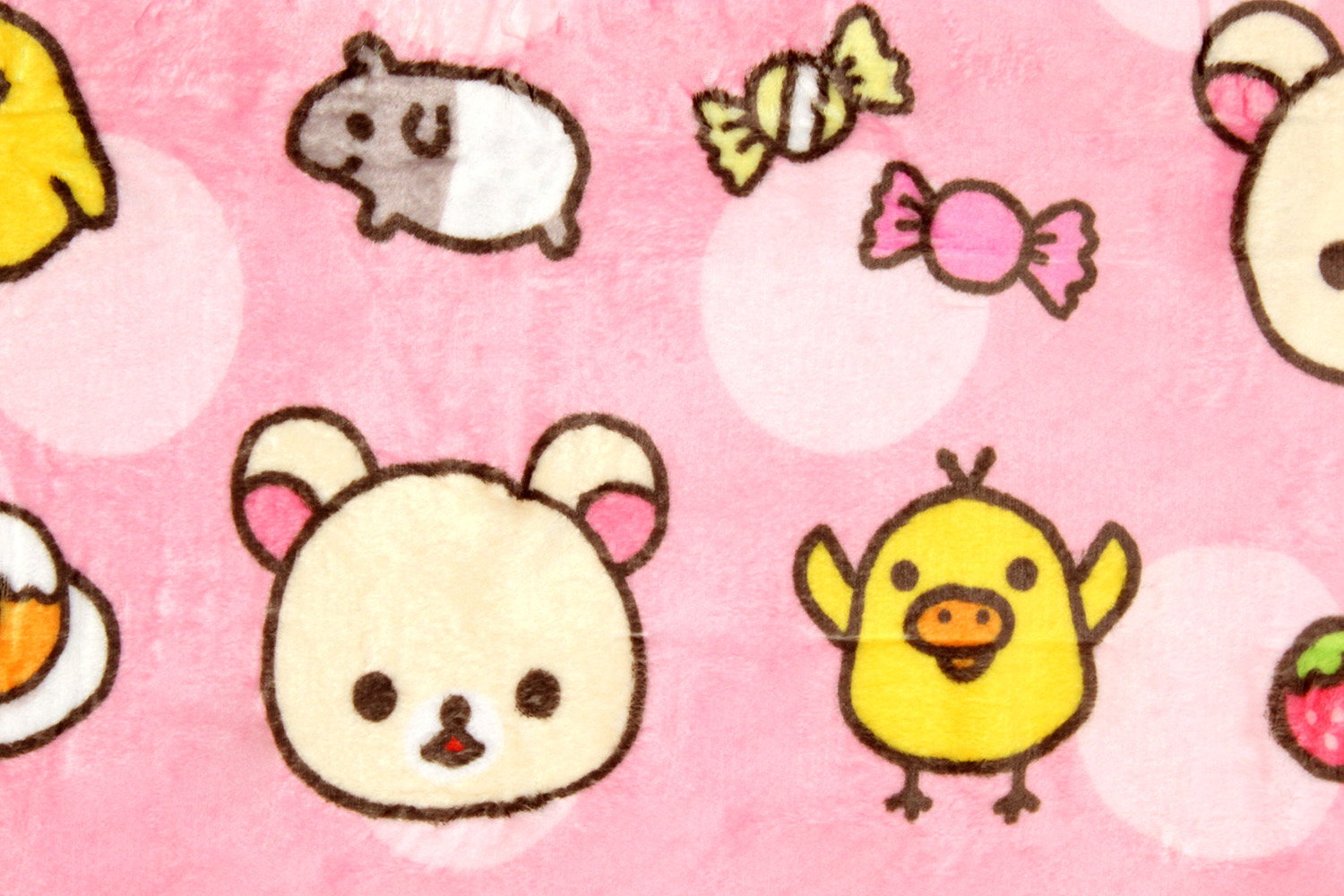 San-X Rilakkuma Throws | Mercari San-x Rilakkuma Floral Throw Blanket display picture 1