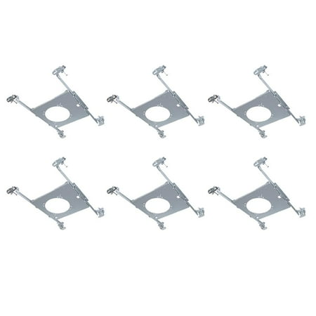 HL 4 in. Mounting Frame for Round and Square Canless Recessed Fixtures (6-Pack)