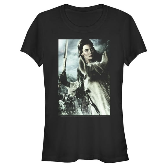 Junior's The Lord of the Rings Fellowship of the Ring Arwen Poster Graphic Tee Black Medium