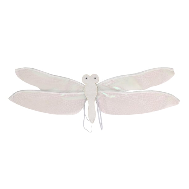 Disfraz de hada con alas de libélula para adultos y niños, ideal para fotos y eventos. Blanco