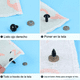 thumbnail image 5 of Ojos Y Nariz Seguridad Amigurumis 1040 Pzas, Negros, 5 of 5