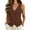 Coffee, variant on YaEYa Linen Vest Tops for Women Summer Lightweight Button Down Sleeveless Shirts V Neck, Business Casual Vests Tank Top Fashion 2026 for Work Office Teacher Outfits Vacation (Navy,S)