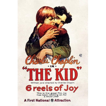- The Kid Movie Charlie Chaplin Jackie Coogan Poster Print Print Wall Art
