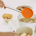 thumbnail image 7 of Clearance Cooking Utensils under $5 Kitchen Silicone Slotted Spoon With Heat Stainless Handle Silicone Non Stick Spoon For Removing Filtering Skimming Cooking Frying Strainer, 7 of 7