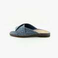 thumbnail image 2 of Vionic Womens Miramar Denim Peep-Toe Slide Sandals, 2 of 8