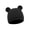 Black, variant on Classical Bear Ear Infant Hat Waffles Weave Fabric Stretchy Head Cover Stretchable Caps for 0 to 2 Year Baby