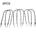 thumbnail image 1 of 6PCS Plant Climbing Frame Garden Trellis Plastic Durable Tomatoes Natural U-Hoop, 1 of 10