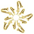 thumbnail image 1 of OULII 20 Pcs Mini Modèle d'Instrument de Musique Décoration Saxophone en Plastique pour Scène de Fête, 1 of 6