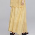 thumbnail image 4 of BEFOKA Robe pour Femme Grande Taille, Liquidation de Robes d'Été pour Femmes, Jupe de Complet Ample et Décontractée d'Été pour Femme à Couleur Unie, Manches Mi-Longues, Col Rond, 4 of 5