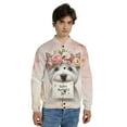 thumbnail image 4 of Happy Mother's Day West Highland White Terrier with Flower Crown All Over Print 3D Baseball Jacket Westie Westy Dog Lover Bomber Jacket Softball - 13004, 4 of 6