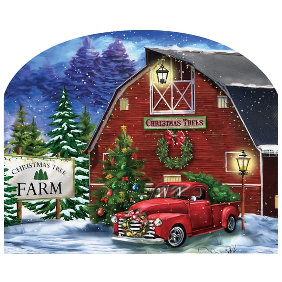 Briarwood Lane Art Sign 8.25x10.25 Christmas Tree Farm