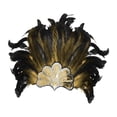 thumbnail image 4 of Tocado de plumas Strade Fareast Limited carnaval caqui, 4 of 8