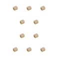 thumbnail image 2 of Qarigey Cuentas de cobre, accesorio hexagonal, joyas de mano para adultos, Ornamental a juego para doméstico, artesanal, oro blanco Hao Blanco Hao Oro 10piezas Qarigey CBP277602, 2 of 5