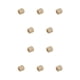 thumbnail image 1 of Jumpingount Cuentas de cobre, accesorio hexagonal, dijes de joyería para adultos, espaciador, artesanal para doméstico, oro blanco Hao Blanco Hao Oro 10piezas Jumpingount CBP277602, 1 of 5