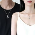 thumbnail image 5 of Matching Necklaces S925 Sterling Silver Pinky Promise Matching Couple Necklace Best Friend Necklaces Jewelry Gift for Women Men, 5 of 6