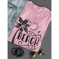 thumbnail image 3 of The Beach Is Calling Quote.  Women T-Shirt, Female Small, 3 of 4