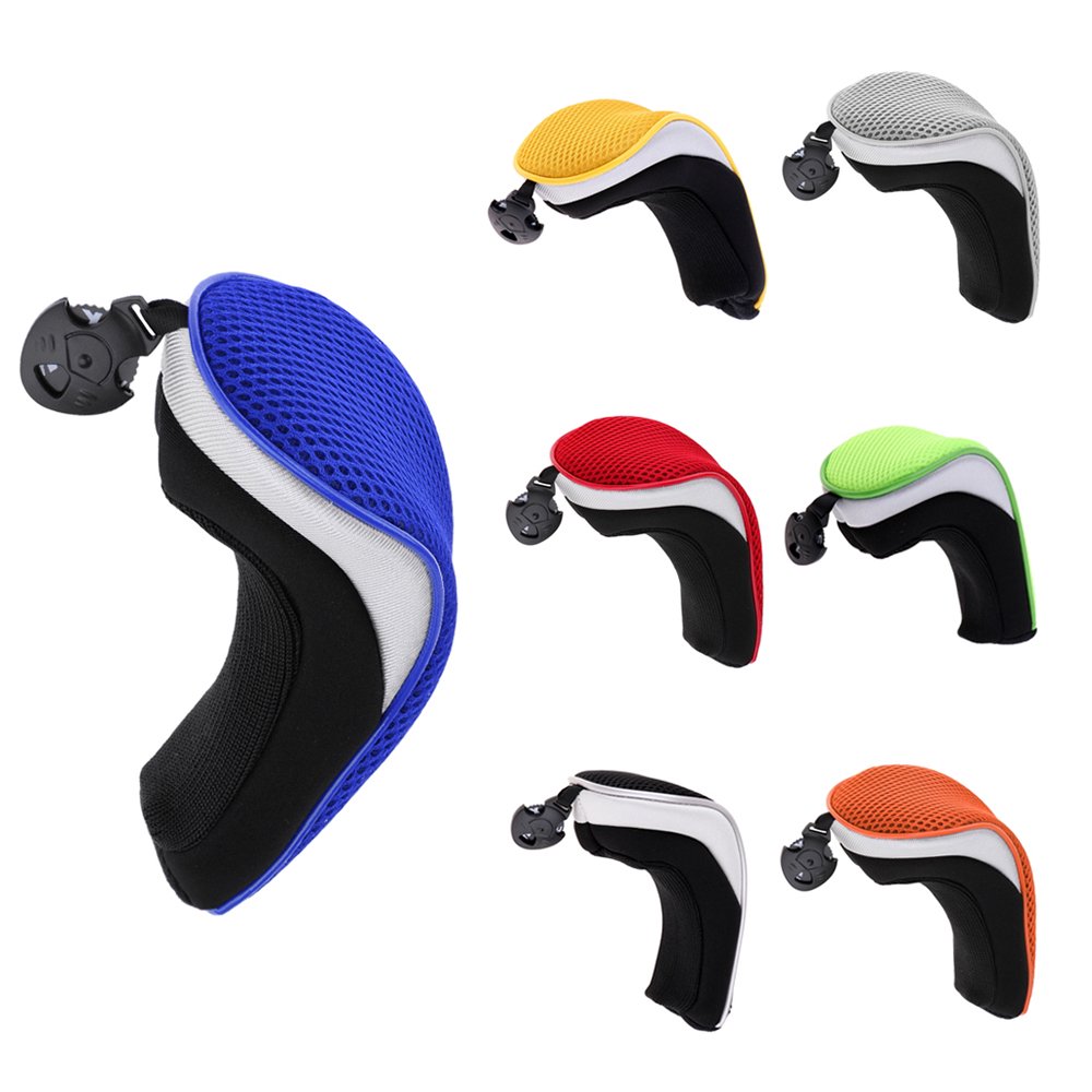 4pcs Hybrid Golf Head Covers Set Club Interchangeable No.Tag Cover