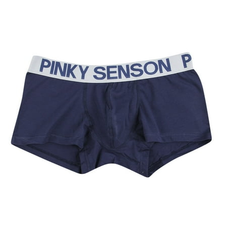 jovati Men Sexy Underwear Letter Printed Boxer Briefs Shorts Bulge ...