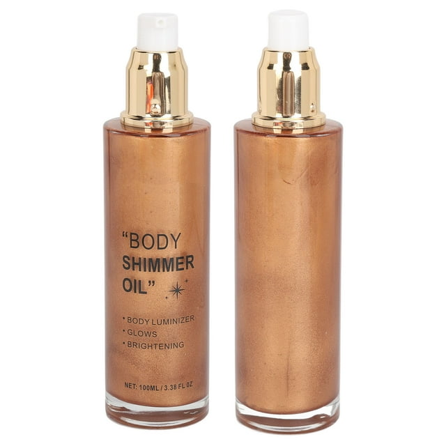 Resaltor Corporal de 100ml, Iluminador de Brillo Facial de Larga Duració, Líquido Brillante para Mejillas, Clavícula y Hombros