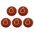 thumbnail image 2 of Decoraciones de botones cubiertos de tela de artesanal de 5 piezas para álbumes de recortes Pera, 2 of 9