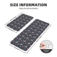 thumbnail image 2 of Fuzoiu Christmas Party Print Kitchen Floor Mat 2 Sets,Kitchen Rugs and Mats,,Non Skid Waterproof Kitchen Floor Mat for Kitchen,Home Office,Sink,Laundry, 2 of 6