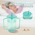 thumbnail image 4 of 2Pcs Adult Sippy Cup 12 OZ Plastic Elderly Spill Proof Cup with 2 Handle and Reusable Straw for Home Seniors Liquids, 4 of 11