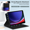 thumbnail image 3 of Magnetic Case for Samsung Galaxy S9 S8 Ultra Case Tablet Cover for Galaxy Tab S7 S9 FE Plus Case Slim Protective Leather Funda Green S8 Ultra 14.6 inch, 3 of 6