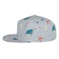 thumbnail image 3 of Haiem Turtles And Shells Classic Snapback Cap Flat Bill Hat Baseball Cap Adjustable Size Cotton Dad Hat, 3 of 9