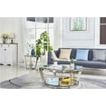 thumbnail image 2 of Topline Home Furnishings Table de bout en verre, 2 of 2