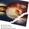 thumbnail image 3 of Puzzles for Adults 1000 Pieces Jigsaw Puzzles Catholic Jesus Sacred Heart Formation Wooden DIY Families Toys Gift for Modern Home Decoration 29.5 x 19.6 in, 3 of 10