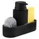 thumbnail image 1 of 1 Juego de dispensador de cocina de resina, soporte para jabón, dispensador de lavavajillas, contenedor de loción, soporte para cepillo de botella, soporte para jabón y esponja, 1 of 6