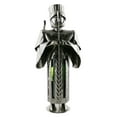 thumbnail image 2 of Ancient Persian Solier with Spear Metal Wine Bottle Holder, 2 of 2