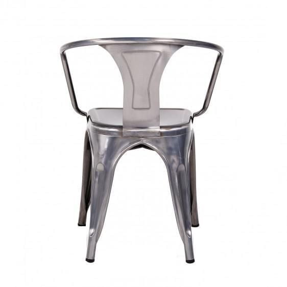 Take Me Home Tolix Dining Chair – Sturdy Armless Modern Dining Chair, Ideal for Restaurants and Versatile for Both Indoor and Outdoor Use