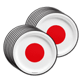 thumbnail image 2 of Japan Flag Birthday Party Supplies Set Plates Napkins Cups Tableware Kit for 16, 2 of 8