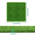 thumbnail image 2 of 6 Pack Square Chicken Nesting Box Pads,12"x12" Hens Laying Box Pads,Thick Artificial Grass Turf Mats,Washable Fake Turf Mats,Chicken Coop Synthetic Bedding,for Garden Lawn By HXRH, 2 of 7