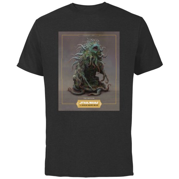 Star Wars The High Republic The Drengir - Short Sleeve Cotton T-Shirt for Adults - Customized-Black
