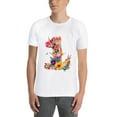 thumbnail image 3 of Summer Short Sleeve Tops Crew Neck Shirts for Men Floral (2)Plus Size Tee Shirts XS-5XL, 3 of 5