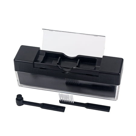 

1 Set Combination Vinyl Records Cleaning Kit with Small Brush LP Phonograph Record Cleaning Kit Turntables Cleaning Kit (Black)